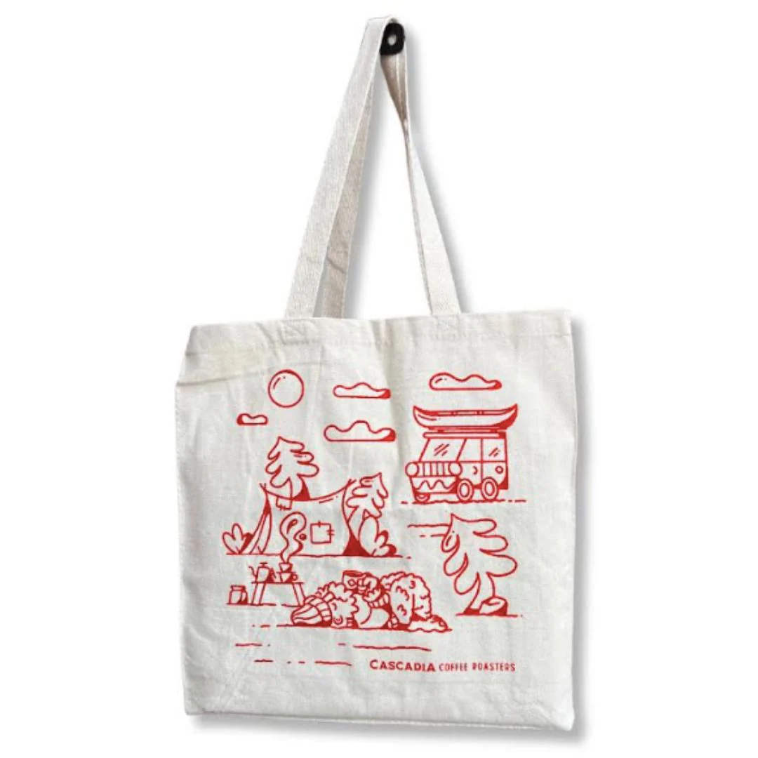 Cascadia Cotton Tote - Limited Edition 'Derek Price x Cascadia Roasters' Collaboration - Image 3